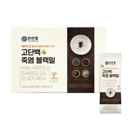 [INSAN BAMB00 SALT] INSAN Family HIGH-PROTEIN BAMB00 SALT BLACK MEAL 32sticks-Made in Korea